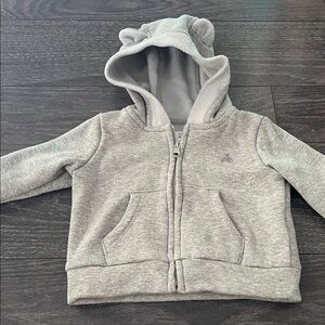 Cozy Gray Baby Gap Hoodie with Bear Ears